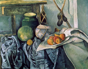 Canvas Art Print A Still Life Aubergines Kitchen subject by Degas Edgar Fine Art Print quality
