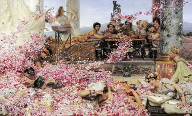 Canvas Art Print The Roses of Heliogabalus Museum subject by Boughton George Henry Fine Art Print quality