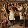 Canvas Art Print The Butcher's Shop Kitchen subject by Degas Edgar Fine Art Print quality