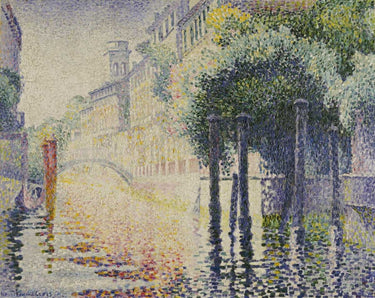 Canvas Art Print Rio San Trovaso, Venice Coastal subject by Felton Major Fine Art Print quality