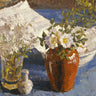 Canvas Art Print Still Life With Flowers In a Vase Museum subject by Hokusai Katsushika Fine Art Print quality