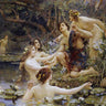 Canvas Art Print Hylas and The Water Nymphs Museum subject by Rousseau Henri Fine Art Print quality