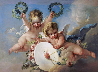 Canvas Art Print La Cible D'Amour - Love Target Museum subject by Canova Antonio Fine Art Print quality