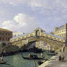 Canvas Art Print The Rialto Bridge, Venice Museum subject by Cross Henri Edmond Fine Art Print quality