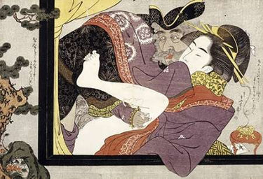 Canvas Art Print Erotic Scene Museum subject by Toyokuni Utagawa Fine Art Print quality