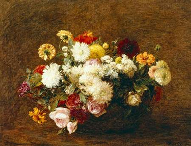 Canvas Art Print Bouquet De Fleurs Museum subject by Marc Franz Fine Art Print quality