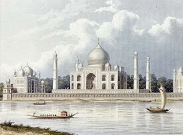 Canvas Art Print The Taj Mahal Museum subject by Giuntotardi Filippo Fine Art Print quality