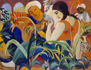 Canvas Art Print Eastern Women Museum subject by Marc Franz Fine Art Print quality