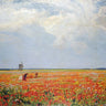 Canvas Art Print The Flower Pickers Floral subject by Raphael Fine Art Print quality