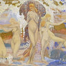 Canvas Art Print The Bathers Museum subject by Renoir Pierre-Auguste Fine Art Print quality