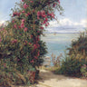 Feeling at Home Van Gogh Garden By The Sea Museum canvas art print showcasing vibrant, detailed landscape scene on textured canvas.