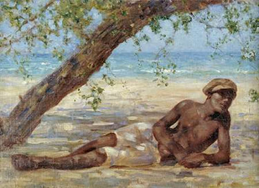 Canvas Art Print Samuel Under a Tree, Jamaica Museum subject by Van Gogh Vincent Fine Art Print quality