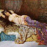 Canvas Art Print Sleeping Beauty Figurative subject by Cezanne Paul Fine Art Print quality