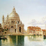 Canvas Art Print The Santa Maria Della Salute, Venice Museum subject by Ciardi Guglielmo Fine Art Print quality