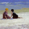 Canvas Art Print Confidences Coastal subject by Roesen Severin Fine Art Print quality