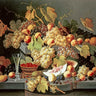 Canvas Art Print Still Life With Fruit and a Glass of Champagne Museum subject by Schiele Egon Fine Art Print quality