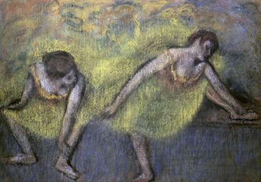 Canvas Art Print Two Dancers at Rest Museum subject by Gauguin Paul Fine Art Print quality