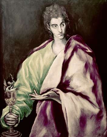 Canvas Art Print St. John The Evangelist Museum subject by Hokusai Katsushika Fine Art Print quality