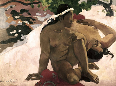 Canvas Art Print Aha Oe Feii? (Are You Jealous?) Museum subject by Greco El Fine Art Print quality