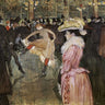 Canvas Art Print At the Moulin Rouge: The Dance Museum subject by Van Gogh Vincent Fine Art Print quality