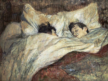 Canvas Art Print Le Lit Museum subject by Van Gogh Vincent Fine Art Print quality
