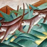 Canvas Art Print The Monkey Frieze Museum subject by Modigliani Amedeo Fine Art Print quality