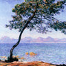 Canvas Art Print Cap d'Antibes Coastal subject by NASA Fine Art Print quality