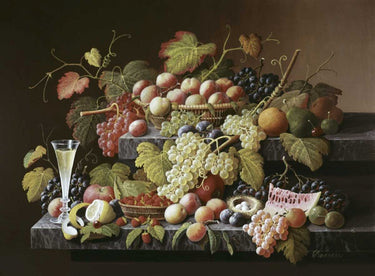 Canvas Art Print Bountiful Harvest Museum subject by Schiele Egon Fine Art Print quality