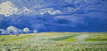 Canvas Art Print Field under a Stormy Sky Landscape subject by Deiter Lori Fine Art Print quality