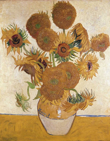 Canvas Art Print Sunflowers, 1888 Floral subject by Podt Martin Fine Art Print quality