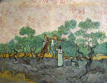 Canvas Art Print Women Picking Olives Nature subject by Seven Trees Design Fine Art Print quality