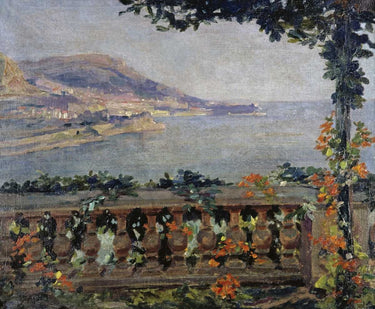 Canvas Art Print Monaco: Vue sur la Mer Coastal subject by Durer Albrecht Fine Art Print quality
