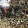 Canvas Art Print Calling Hounds Out of Cover Museum subject by Hollywood Photo Fine Art Print quality