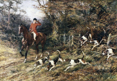 Canvas Art Print Calling Hounds Out of Cover Museum subject by Hollywood Photo Fine Art Print quality