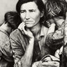 Canvas Art Print Migrant Mother Photography subject by Mankot Fine Art Print quality
