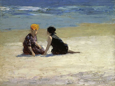 Canvas Art Print Confidences Coastal subject by Rousseau Henri Fine Art Print quality