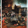 Canvas Art Print The Temptation Of St Anthony Landscape subject by Canal Giovanni Antonio Fine Art Print quality