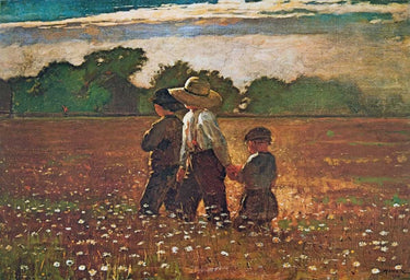 Canvas Art Print In The Mowing Museum subject by Klimt Gustav Fine Art Print quality