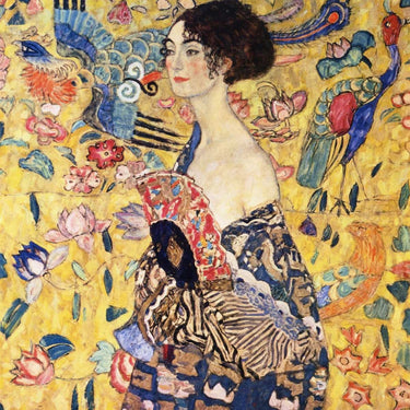 Canvas Art Print Lady With Fan Museum subject by Malevich Kazimir Fine Art Print quality