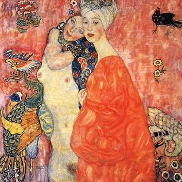 Canvas Art Print The Girlfriends 1917 Museum subject by Latour Henri Fine Art Print quality