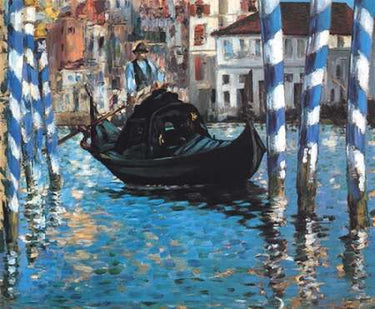 Canvas Art Print Grand Canal Blue Venice Museum subject by Modigliani Amedeo Fine Art Print quality