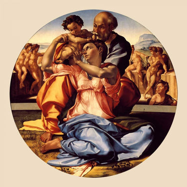 Canvas Art Print Michelangelo The Doni Tondo - copy Museum subject by Modigliani Amedeo Fine Art Print quality