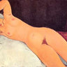 Canvas Art Print Eyes Closed Reclining Nude Museum subject by Monet Claude Fine Art Print quality