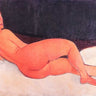 Canvas Art Print Nude Looking Over Right Shoulder Museum subject by Monet Claude Fine Art Print quality
