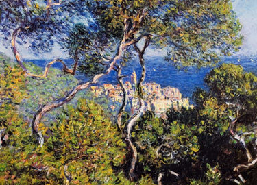 Canvas Art Print Bordighera Coastal subject by Philippol A. Fine Art Print quality