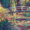 Canvas Art Print Le Bassin Aux Nymphéas Harmonie Rose Museum subject by Monet Claude Fine Art Print quality
