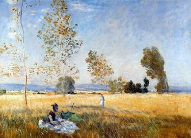 Canvas Art Print Meadow At Bezons Museum subject by Moran Thomas Fine Art Print quality