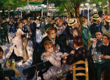 Canvas Art Print Bal Du Moulin De La Galette Museum subject by Sartorius J.N. Fine Art Print quality