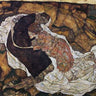 Canvas Art Print Death And Maiden Museum subject by Stanfield Moore Claude T Fine Art Print quality