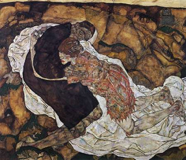 Canvas Art Print Death And Maiden Museum subject by Stanfield Moore Claude T Fine Art Print quality